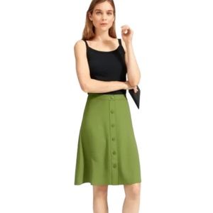 Everlane Japanese GoWeave Swing Skirt